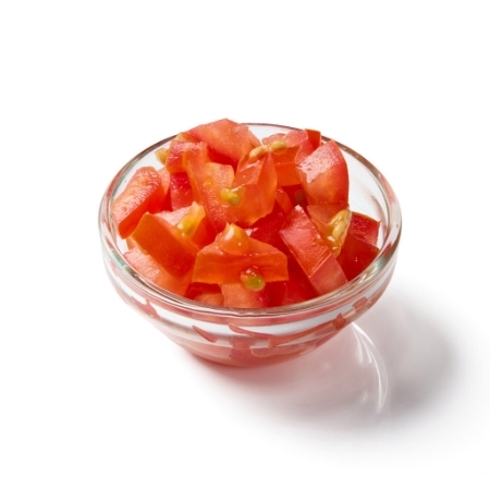 Image de Tomate coupée en dés