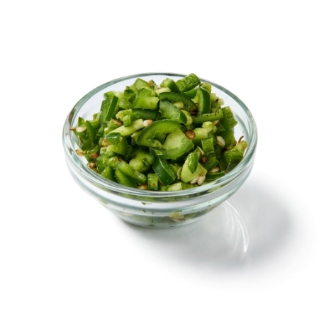 Image de Piment Jalapeno coupé en dés